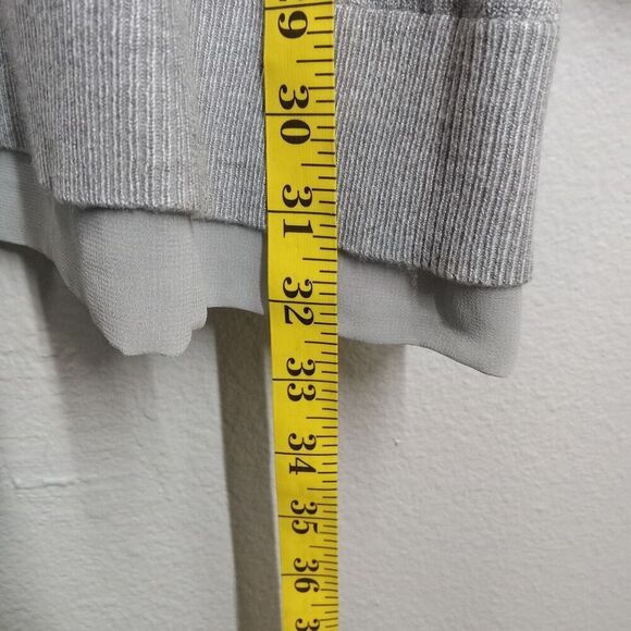 Lane Bryant Womens Size 26/28 Pullover Sweater Gray Long Sleeve Rayon V Neck Nwt - Picture 7 of 7